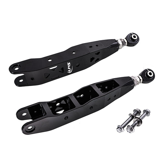 SMY Stealth Pillow Ball CNC Aluminum Adjustable Rear Control Arms Subaru 2008-2025 WRX / STI - Graveyard Performance