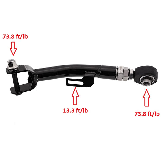 SMY Stealth Heavy Duty Rear Trailing Arms Adjustable Subaru 2022-2025 WRX / CrossTrek / Forester - Graveyard Performance