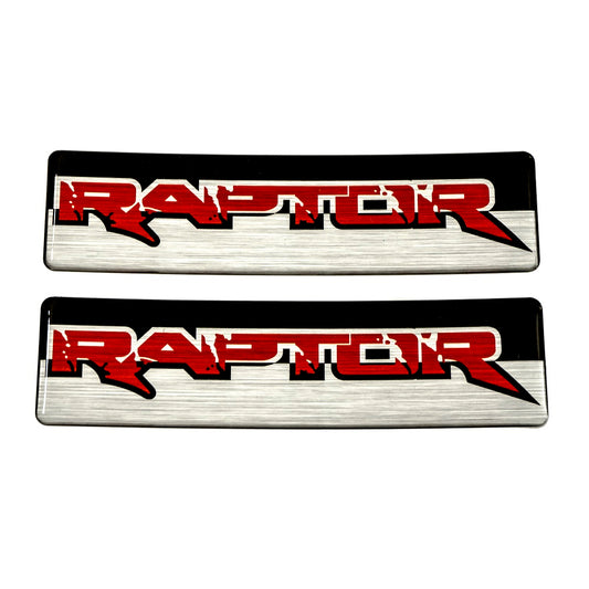 SMY Gel Ford F-150 Raptor Emblems for WeatherTech Mats (Pair) - Graveyard Performance