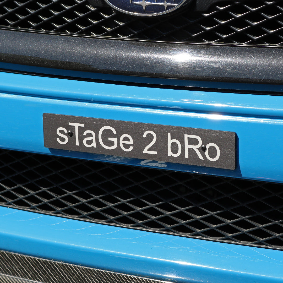 Billetworkz "sTaGe 2 bRo" License Plate Delete - Graveyard Performance