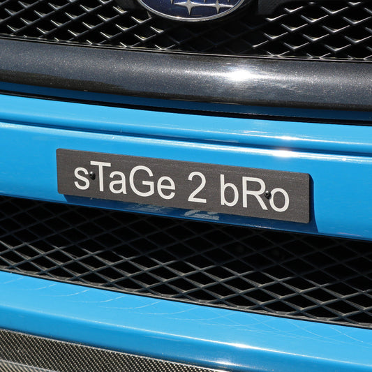 Billetworkz "sTaGe 2 bRo" License Plate Delete - Graveyard Performance