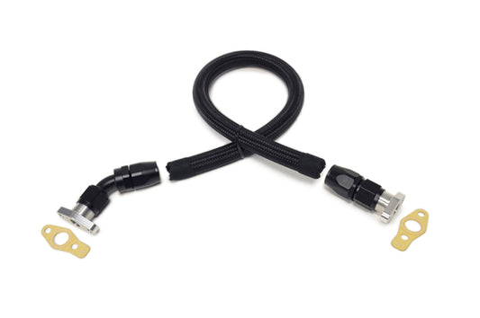 STM -10AN Turbo Oil Return Line Braided Nylon Mitsu-Series for DSM (TORLB-MIT)