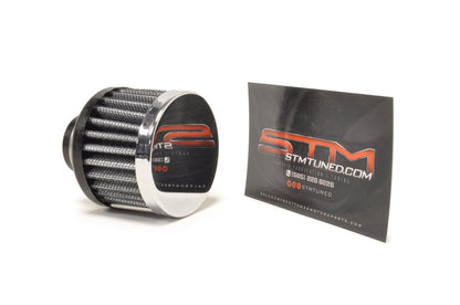 STM Universal 5/8" Breather Filter with Chrome Top