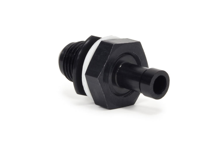 STM -6AN Black Anodized E85 Safe Fuel Bulkhead Fitting