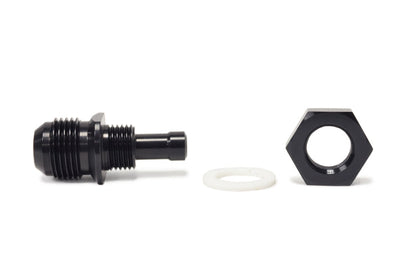 STM -8AN Black Anodized E85 Safe Fuel Bulkhead Fitting