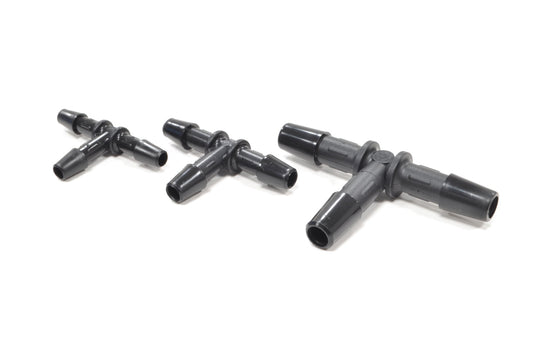STM Black Vacuum T-Fittings
