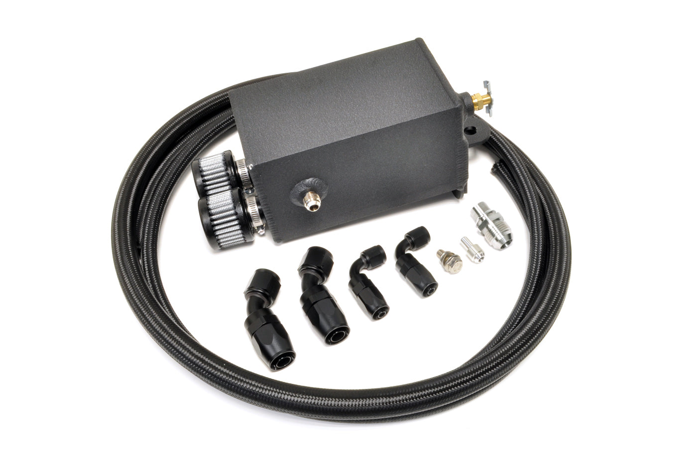 STM Engine Oil Catch Can for Evo X Metal Valve Cover