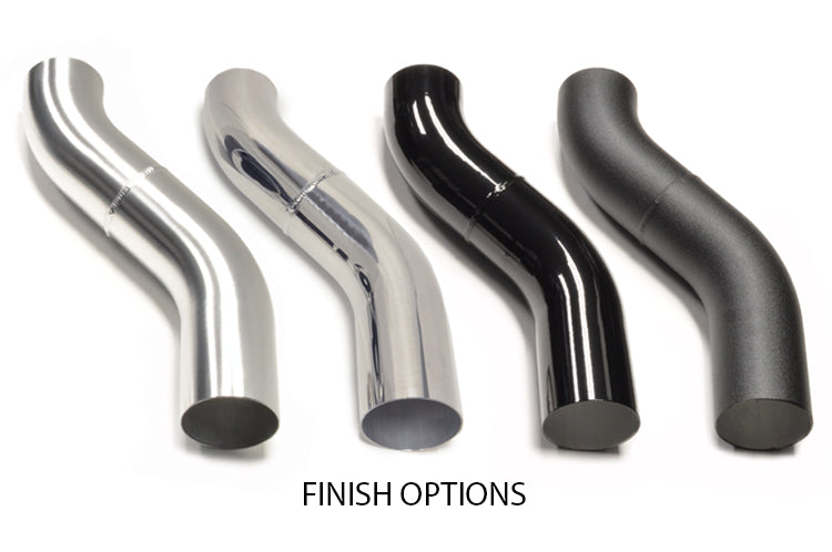 STM Evo 5/6 Lower Intercooler Pipe for Stock Frame Turbo (2.5in Aluminum)