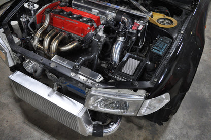 STM Evo 5/6 Aluminum 2.5in Upper Intercooler Pipe Kit
