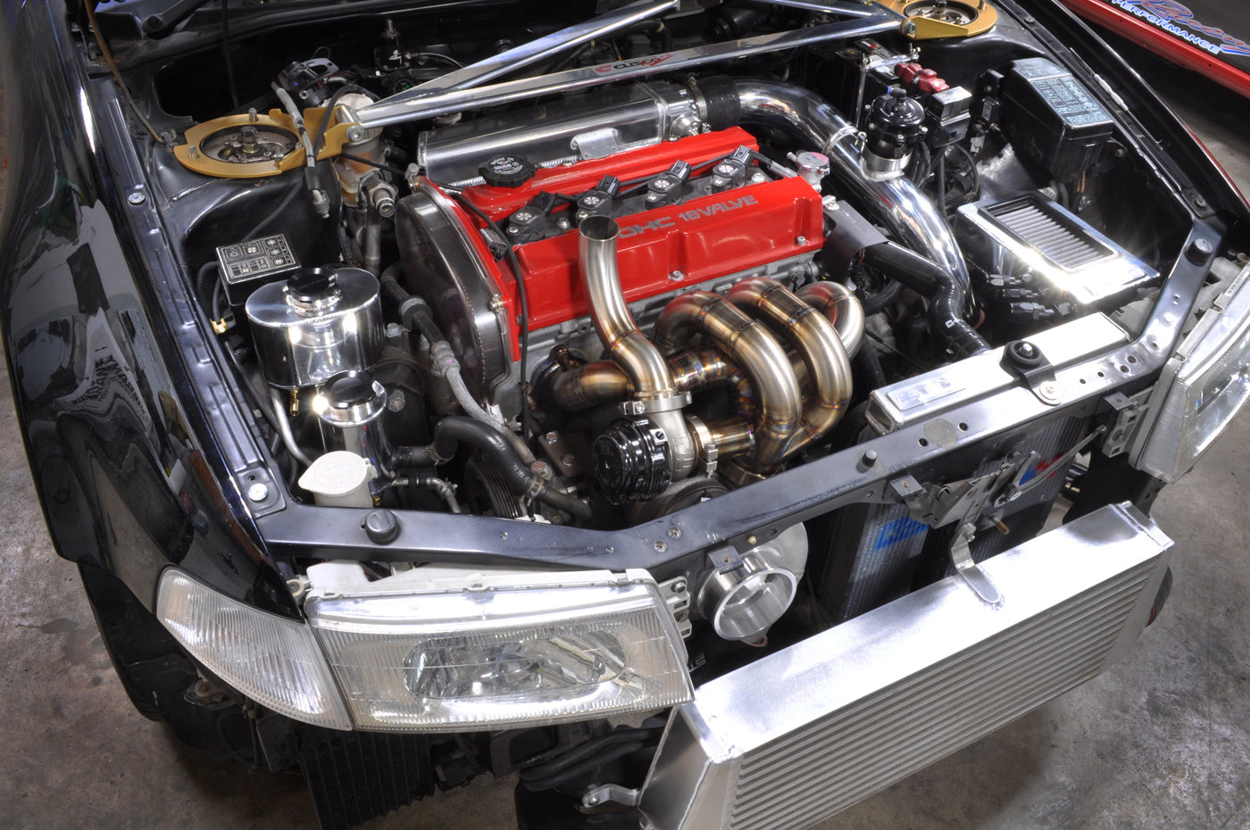 STM Evo 5/6 Aluminum 2.5in Upper Intercooler Pipe Kit