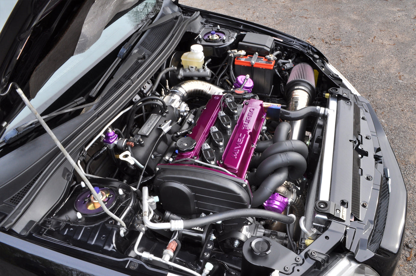 STM Evo 8/9 Carbon Fiber Radiator Shroud