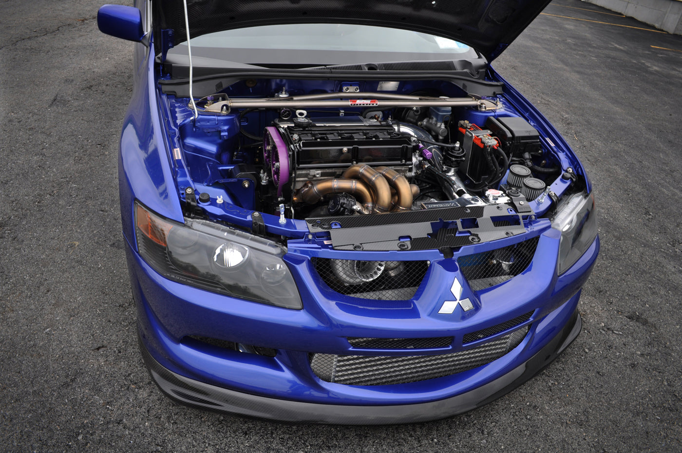 STM Evo 7/8/9 Aluminum 3in Race Upper Intercooler Pipe Kit