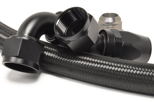 STM Evo 7/8/9 -AN Lower Hose Kit for STM Billet Radiator