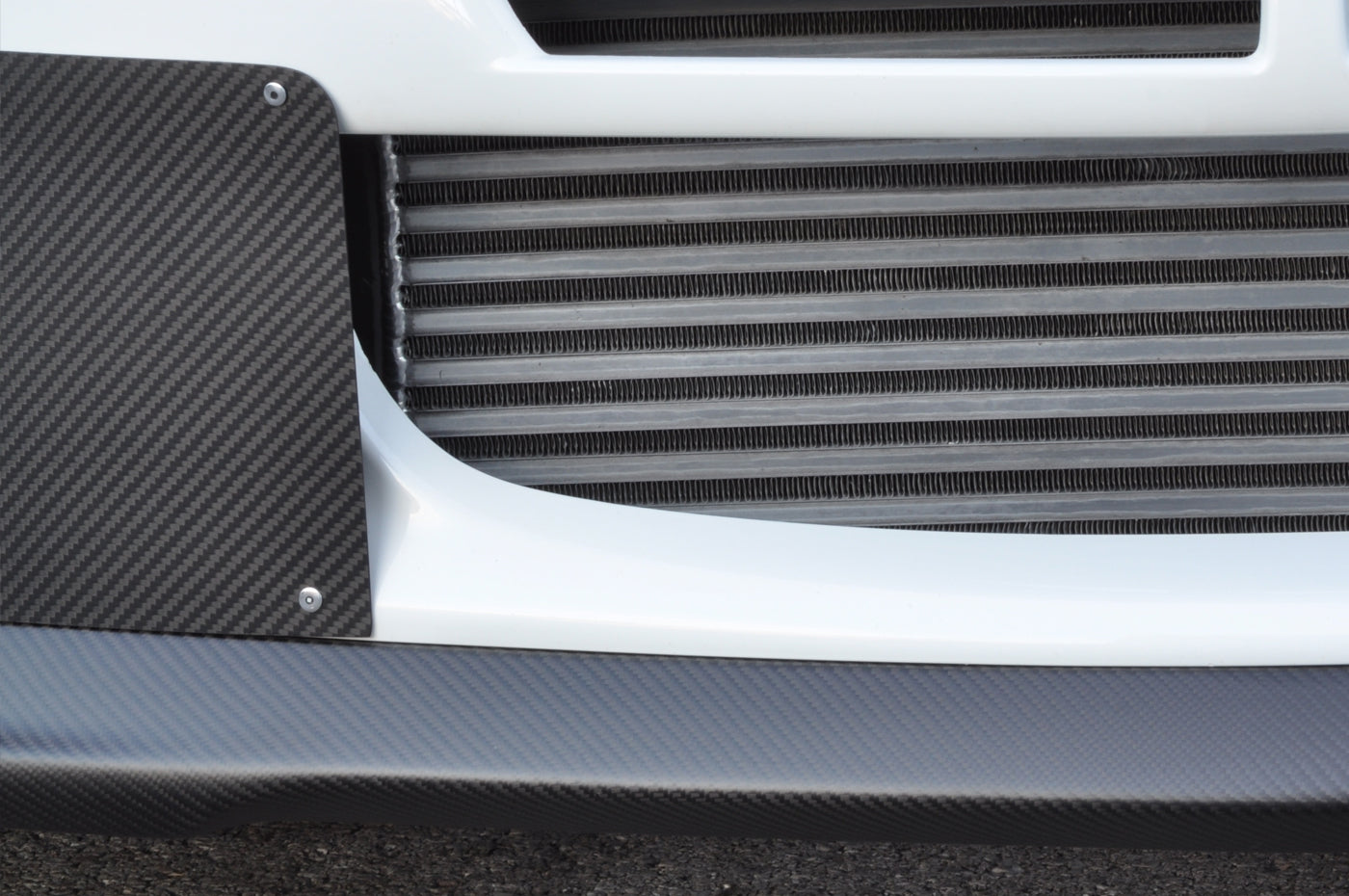 STM Carbon Fiber Front Bumper Shutters - Evo 8