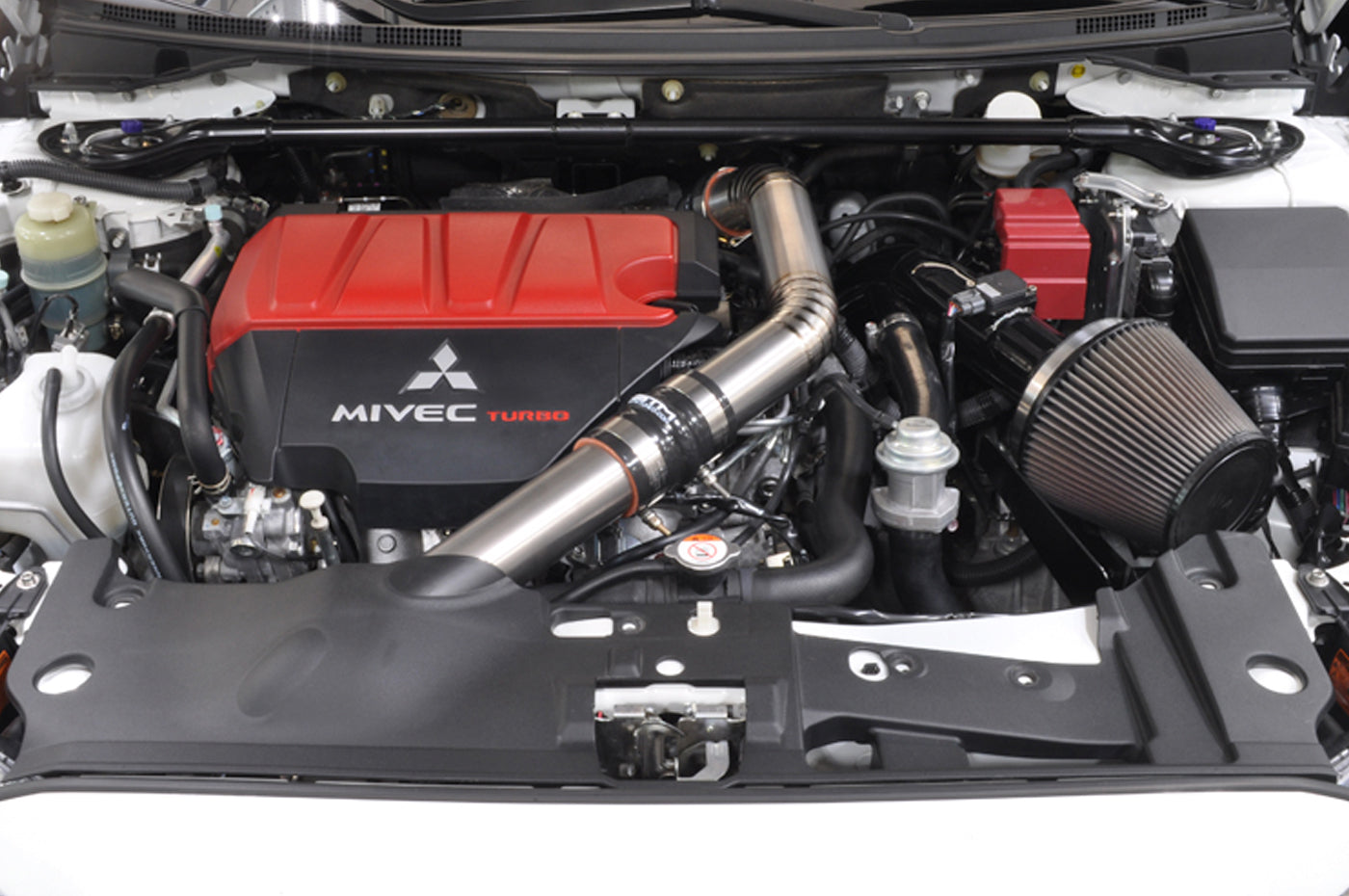 STM Evo X Upper Intercooler Pipe Kit (Titanium)