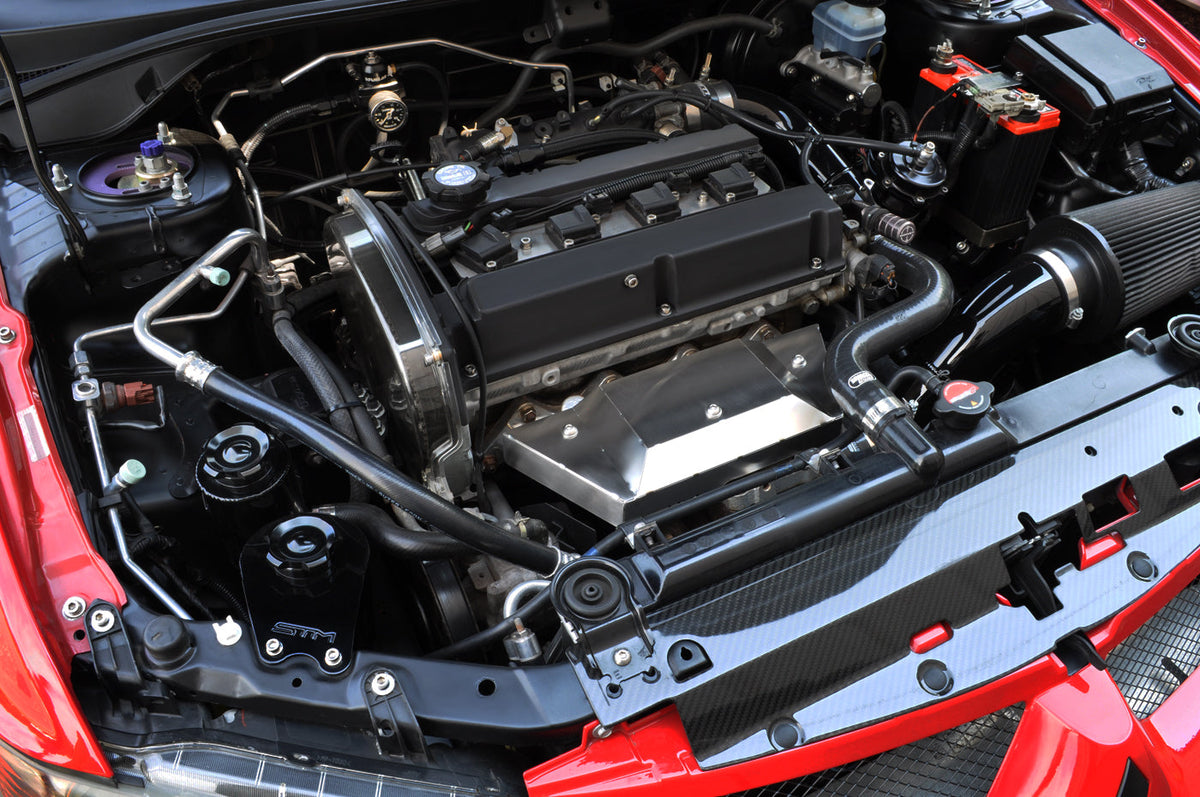 STM Stainless Exhaust Manifold Cover for Evo 8/9