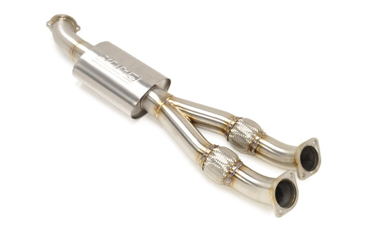 STM Stainless Race Y-Pipe with Muffler for R35 GTR (Not for Street Use)