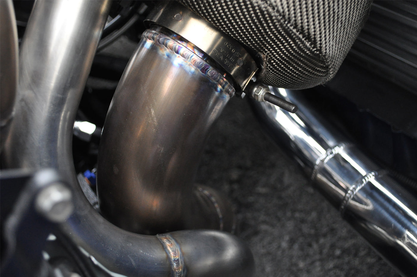 STM Evo 7/8/9 Lower Intercooler Pipe for STM FF T3 Manifold
