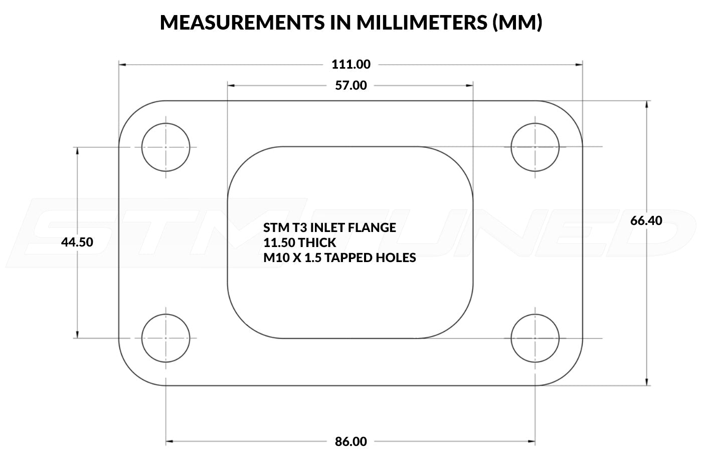STM T3 Turbo Inlet Flange
