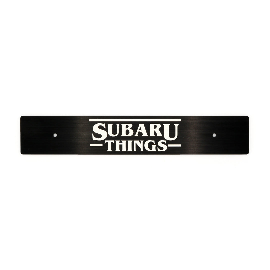 Billetworkz "Subaru Things" License  Plate Delete - Graveyard Performance