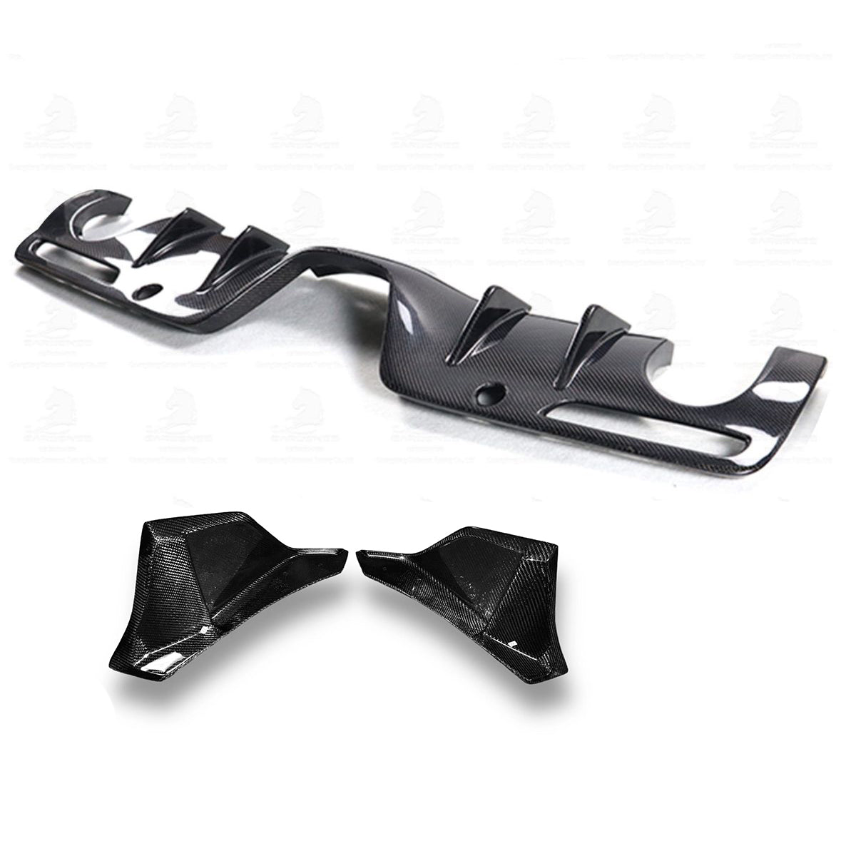 Carbon Fiber AG Style Rear Diffuser - Toyota Supra A90/A91 | Palenon Performance - Graveyard Performance