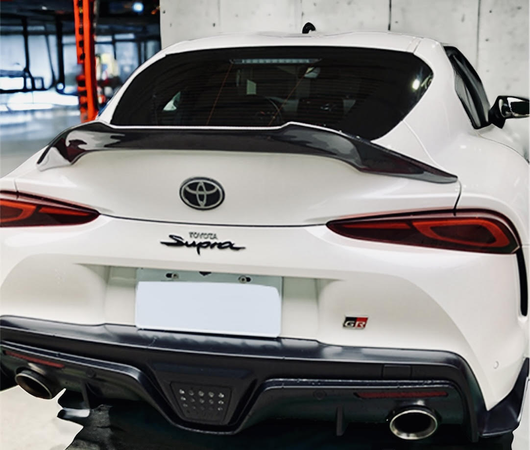 Toyota Supra V Type Trunk Spoiler - HoneyComb Carbon Fiber - Graveyard Performance