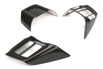 OLM Dry Carbon Fiber Steering Wheel Covers (MT) - 2016-2018 WRX / STI