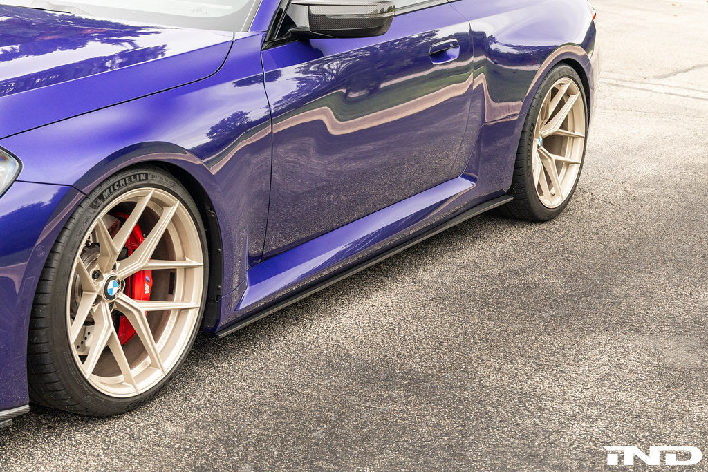 TREVORA G87 M2 Carbon Flat Side Skirt Set