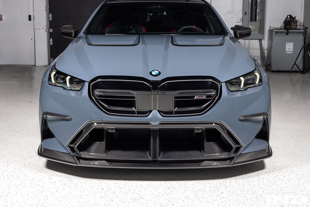 TREVORA G90 / G99 M5 Carbon Fiber PR-1 Front Duct Extension Trims