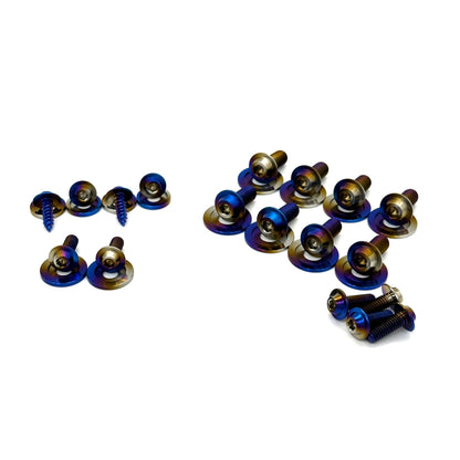 JDC Titanium Trunk Hardware Kit (Evo X) - Graveyard Performance