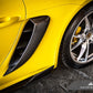AutoTecknic Dry Carbon GT4 Style Side Intake Scoops - Porsche 718 Cayman | Boxster