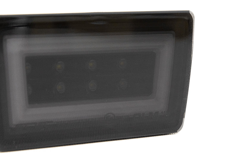 OLM F1 NB+R V2 (Smoke Lens, Gloss Black Base, White Bar) - 2015-2020 WRX / STI - Graveyard Performance