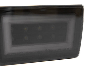 OLM F1 NB+R V2 (Smoke Lens, Gloss Black Base, White Bar) - 2015-2020 WRX / STI - Graveyard Performance