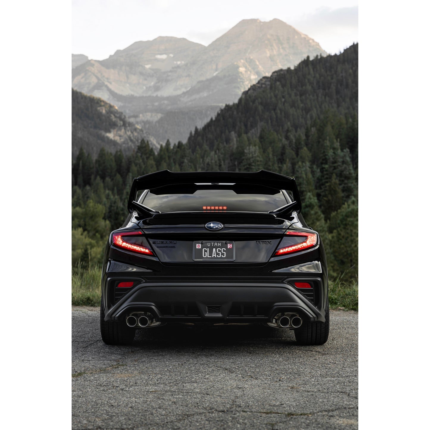 JDMuscle [15-25 WRX / 15-21 STI] Carbon Fiber STI Spoiler Gurney Flap V1 - Fits 15-21 OEM or 15-25 JDMuscle Final Edition STI Wing