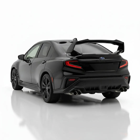 JDMuscle [15-25 WRX / 15-21 STI] Carbon Fiber STI Spoiler Gurney Flap V1 - - Graveyard Performance