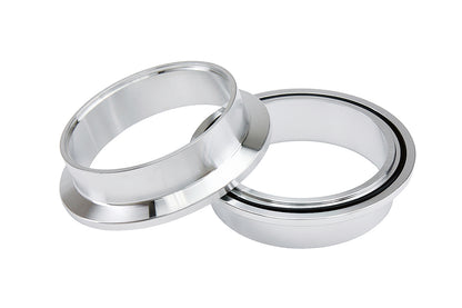 HPS Stainless Steel 6" V Band Clamp Kit, Aluminum Flanges, NBR O-Ring, Quick Release