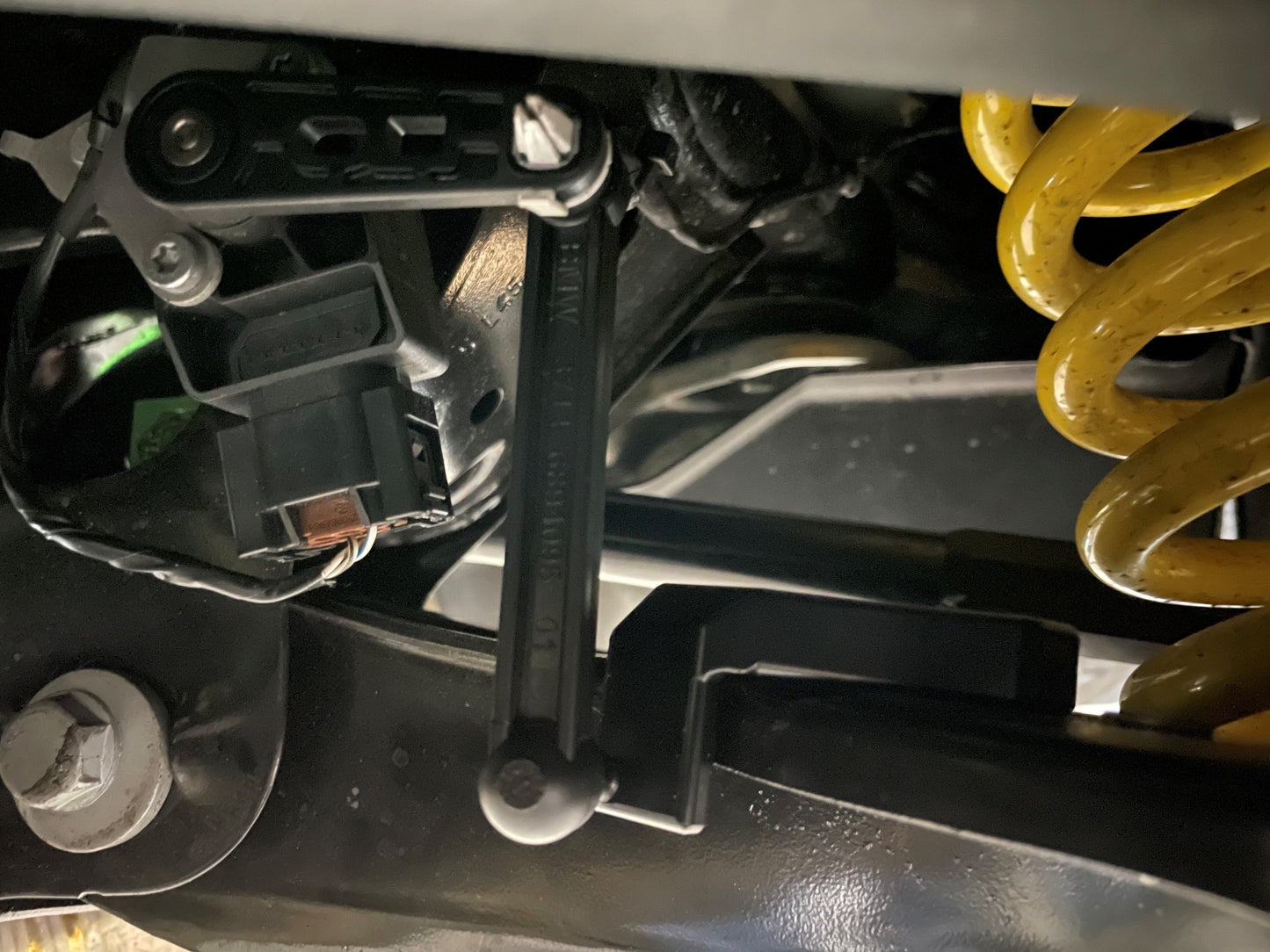 Billet Rear Ride Height Sensor Bracket - Toyota GR Supra A90 A91 / BMW G20 G29 - Graveyard Performance