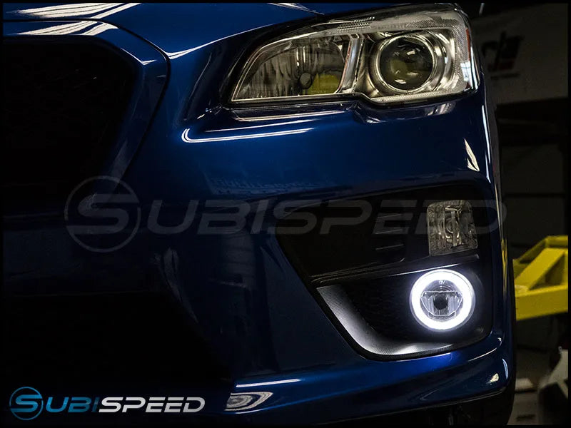 OLM LED / Halo DRL Fog Light Housings - 2015+ WRX / 2015+ STI / 2013+ FT86 / 2014+ Forester - Graveyard Performance