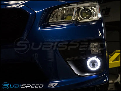 OLM LED / Halo DRL Fog Light Housings - 2015+ WRX / 2015+ STI / 2013+ FT86 / 2014+ Forester - Graveyard Performance