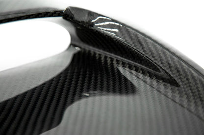 OLM A1 Aggressive Carbon Fiber Full Replacement Hood Scoop - 2015-2021 WRX / STI - Graveyard Performance