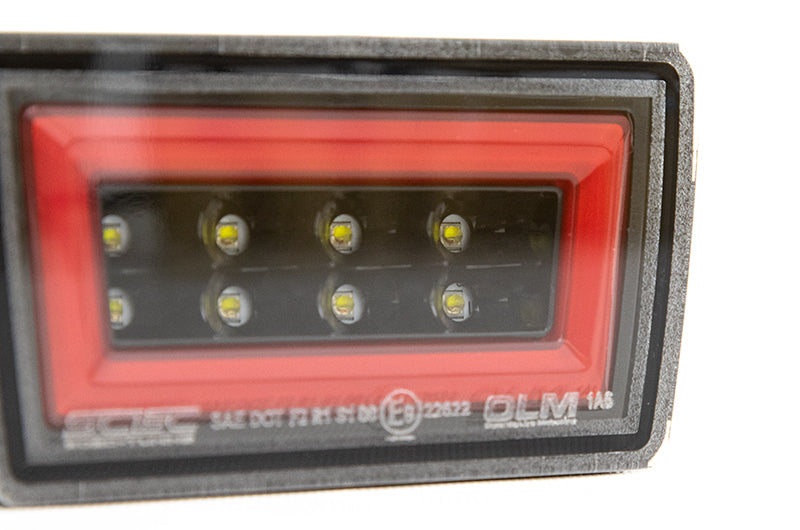 OLM F1 NB+R V2 (Clear Lens, Gloss Black Base, Red Bar) - 2015-2020 WRX / STI - Graveyard Performance
