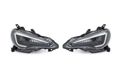 OLM Sequential Style Headlights w/ 6000k HID - 13+ FT86 / BRZ