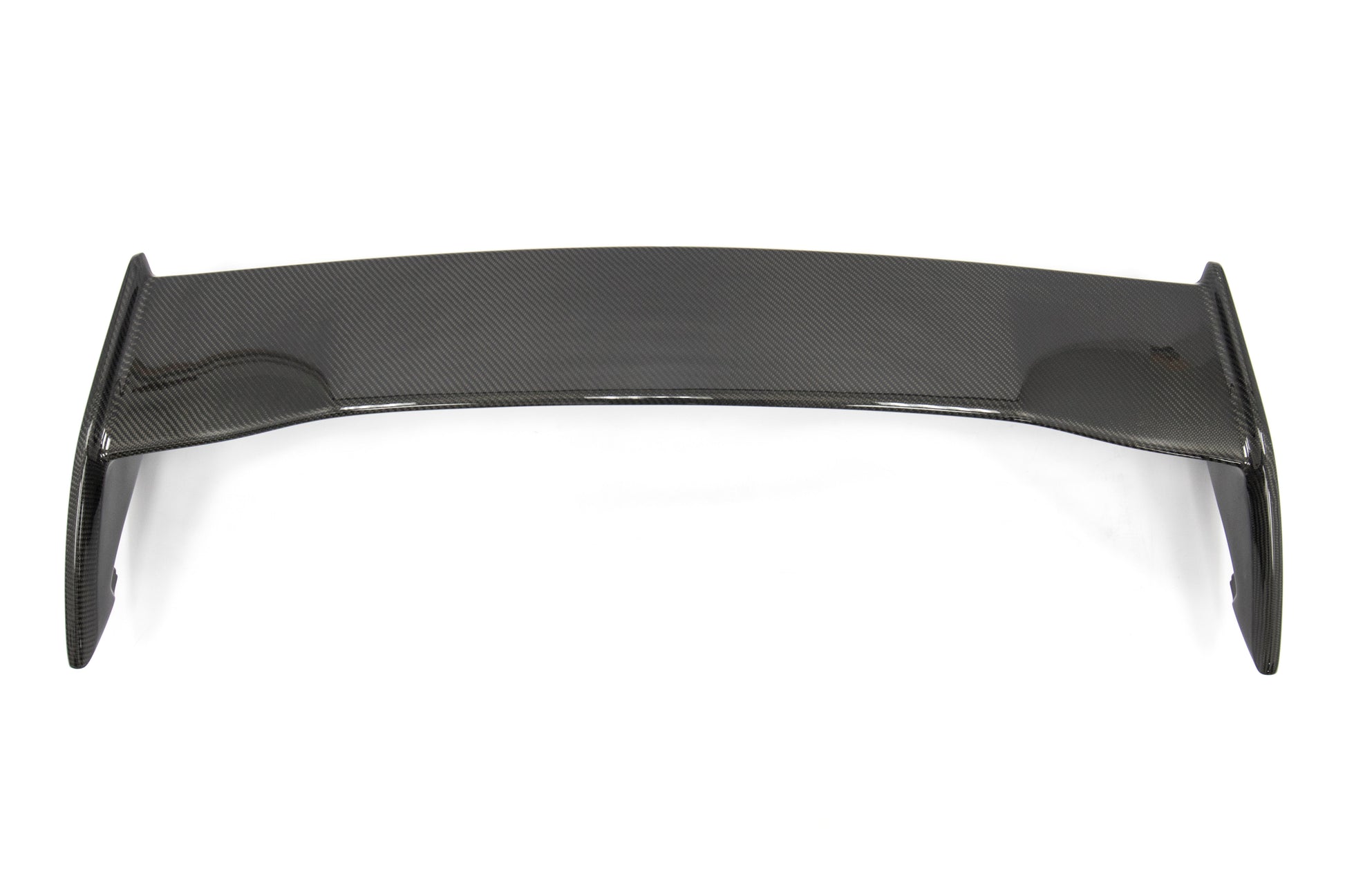OLM Silverline Carbon Fiber OEM S Style Spoiler with Black Bases - 2015+ WRX / 2015+ STI - Graveyard Performance