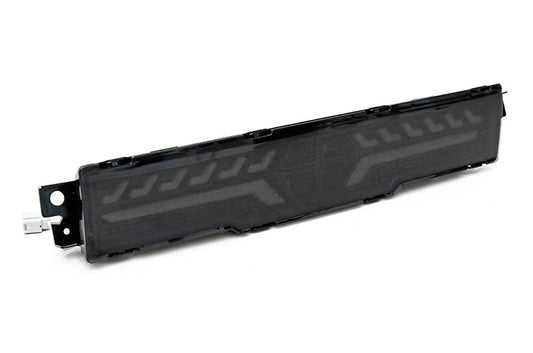OLM V2 F1 Rear Fog Light (Smoke Lens, Black Base, White Bar) - 2022 BRZ / GR86