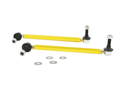 Whiteline 18-19 Kia Stinger Front Sway Bar Link Assembly Heavy Duty Adjustable Steel Ball - Graveyard Performance