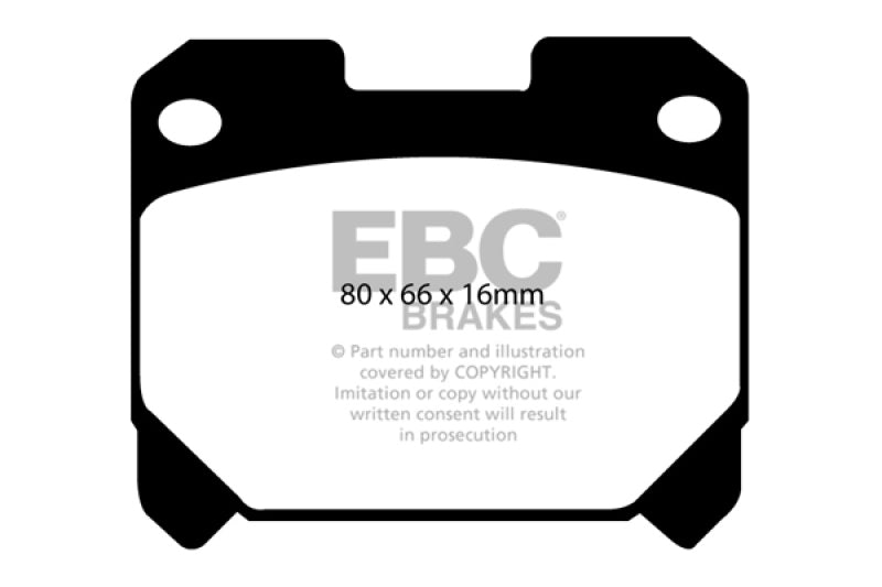 EBC 93-98 Toyota Supra 3.0 Twin Turbo Ultimax2 Rear Brake Pads - Graveyard Performance