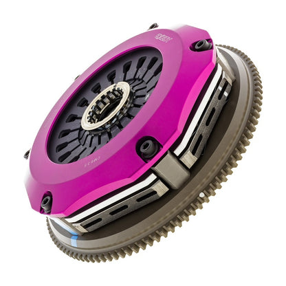 Exedy 96-06 Mitsubishi Evo 4-9 4G63T 2.0L Twin-Organic Clutch Kit - Graveyard Performance