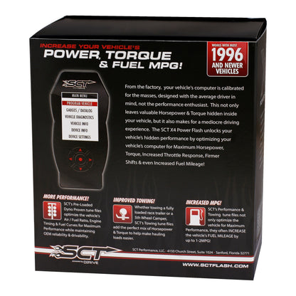 SCT Ford Cars & Trucks (Gas & Diesel) X4 Power Flash Programmer EO Certified - Graveyard Performance