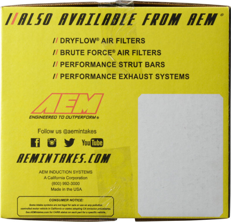 AEM 2015 Mitsubishi Lancer 2.0/2.4L - Cold Air Intake System - Graveyard Performance