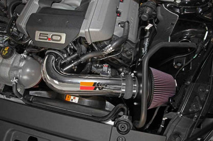 K&N 2015 Ford Mustang GT 5.0L V8 Typhoon Intake Kit - Graveyard Performance